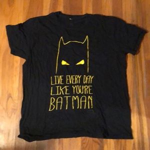 Black Batman graphic tee